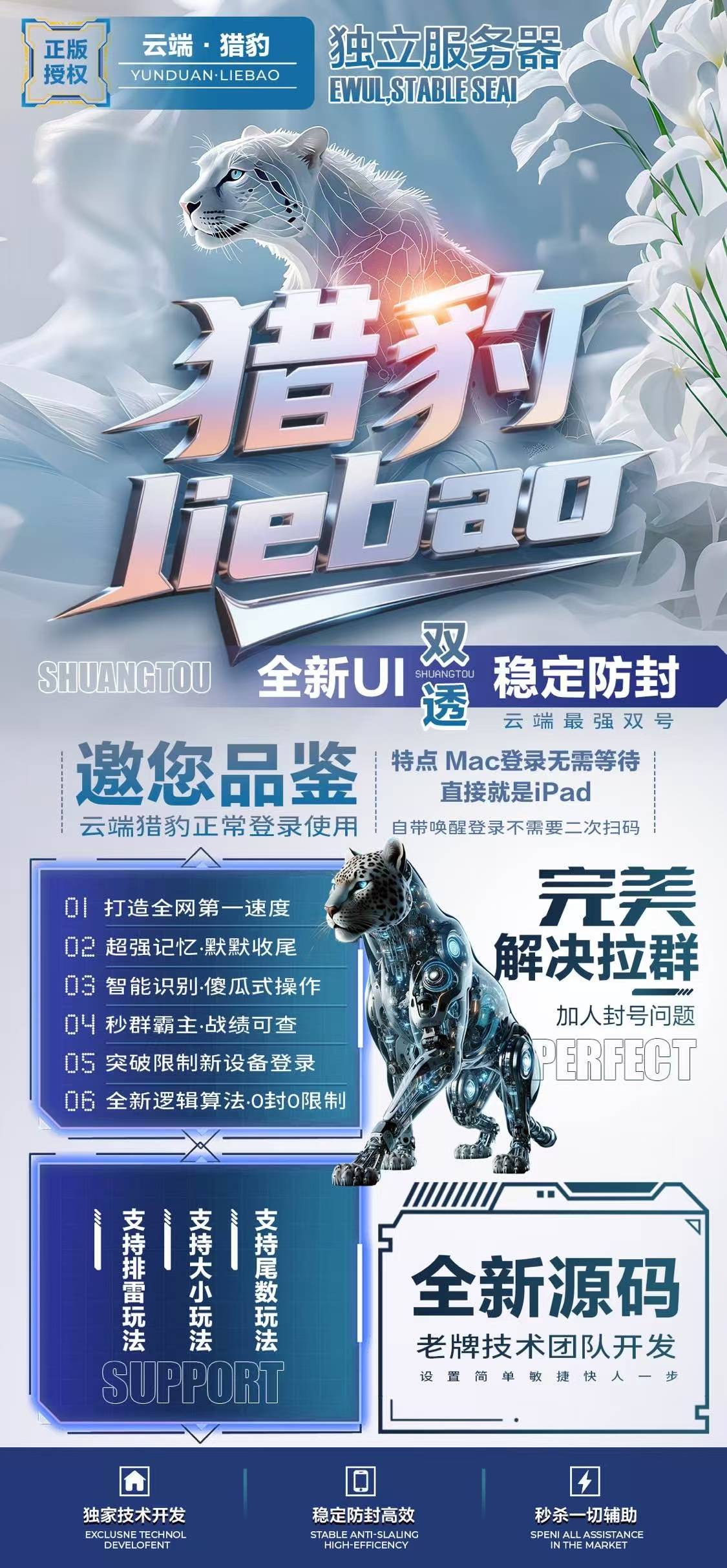 微信云端双号扫尾软件云端猎豹1500点3000点5000点10000点激活码-万码库博客-微商激活码商城-24小时自动发货